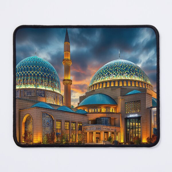 Item preview, Stunning Islamic Architecture at Sunset Illuminated designed and sold by Artessie.