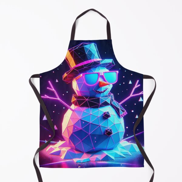 Aperçu de l'œuvre Low Poly Frosty créée et vendue par NeonChillVibes.