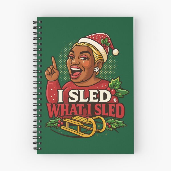 Item preview, “I Sled What I Sled” – NeNe Inspired RHOA Christmas Pop Art designed and sold by GirlyPopped.
