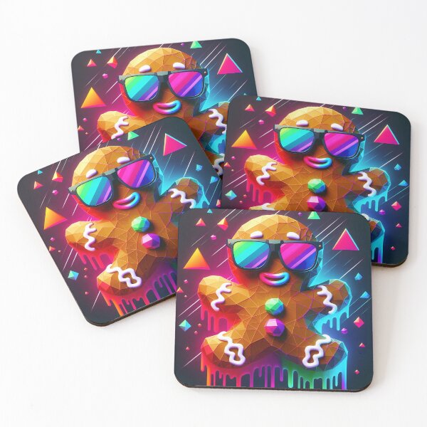 Item preview, Low poly Gingerbread Man designed and sold by NeonChillVibes.