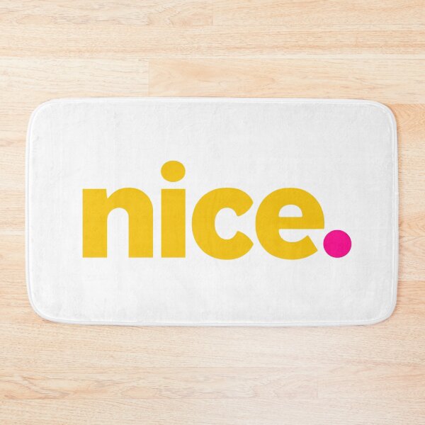 Item preview, Nice. Minimalist Bold Text – Simple Positive Design designed and sold by DuncanMaxStar .