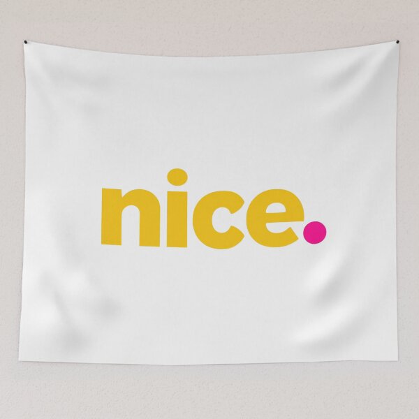 Item preview, Nice. Minimalist Bold Text – Simple Positive Design designed and sold by DuncanMaxStar .