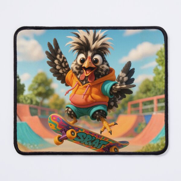 Item preview, Skater Houdan Chicken designed and sold by Sillytoe.
