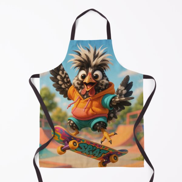 Item preview, Skater Houdan Chicken designed and sold by Sillytoe.