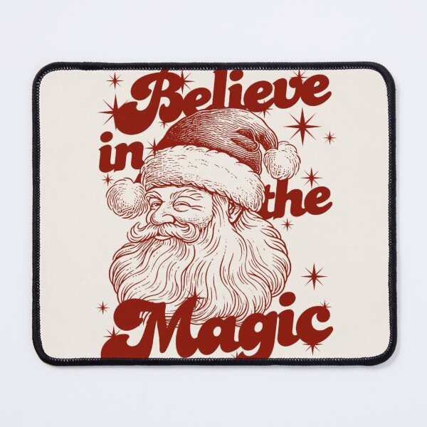 Item preview, Vintage Santa Typography, Believe in the Magic designed and sold by Adronia.