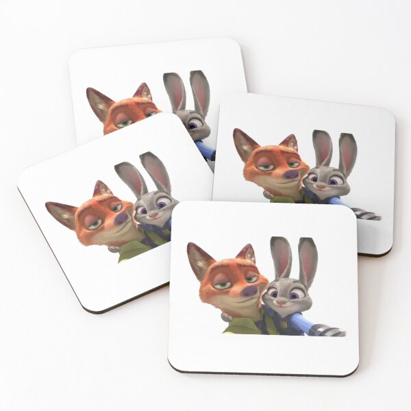 Item preview, Nick Wilde and Judy Hopps (Zootropolis) designed and sold by MadeByMood.