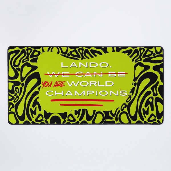 Item preview, Lando Norris World Champion designed and sold by Niche Fandoms R Us.