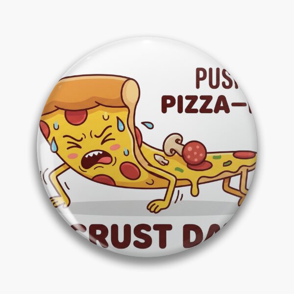 Item preview, Funny Pizza Slice Doing Pushups Fitness Whole Pizza In Mouth designed and sold by Bmd4Fitness.