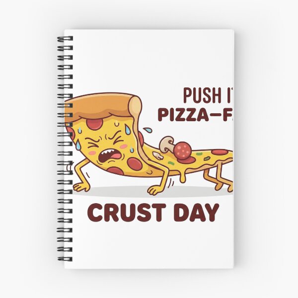 Item preview, Funny Pizza Slice Doing Pushups Fitness Whole Pizza In Mouth designed and sold by Bmd4Fitness.