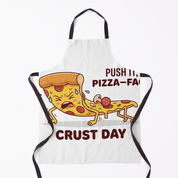 Item preview, Funny Pizza Slice Doing Pushups Fitness Whole Pizza In Mouth designed and sold by Bmd4Fitness.