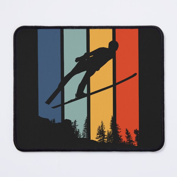 Item preview, Ski Jumping Retro Style designed and sold by Anniko Art Studio.