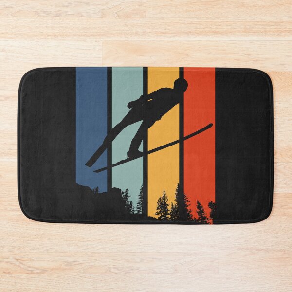 Item preview, Ski Jumping Retro Style designed and sold by Anniko Art Studio.