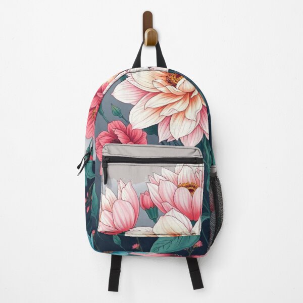 Item preview, pastel red& pink floral art designed and sold by  Mudikeys.