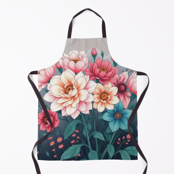 Item preview, pastel red& pink floral art designed and sold by Mudikeys.