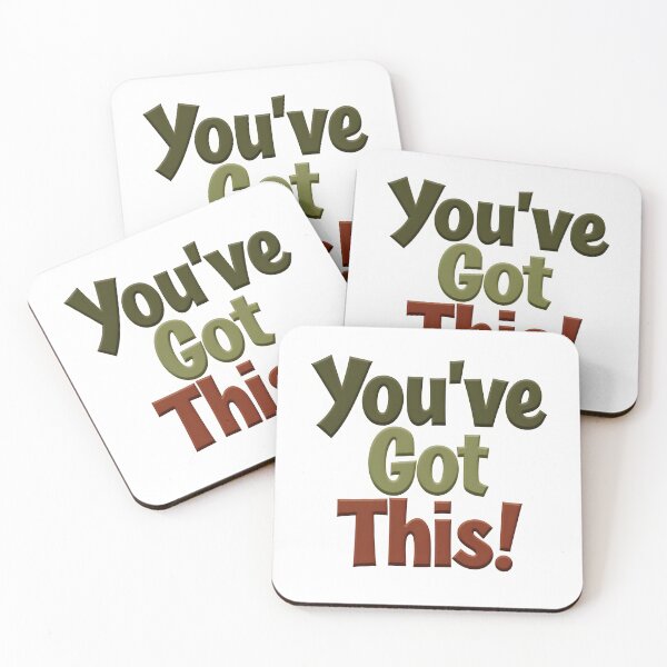 Item preview, You've Got This! Uplifting 3D Typography Design designed and sold by Wear2Transform.
