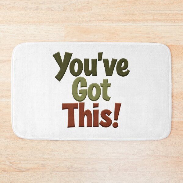 Item preview, You've Got This! Uplifting 3D Typography Design designed and sold by Wear2Transform.