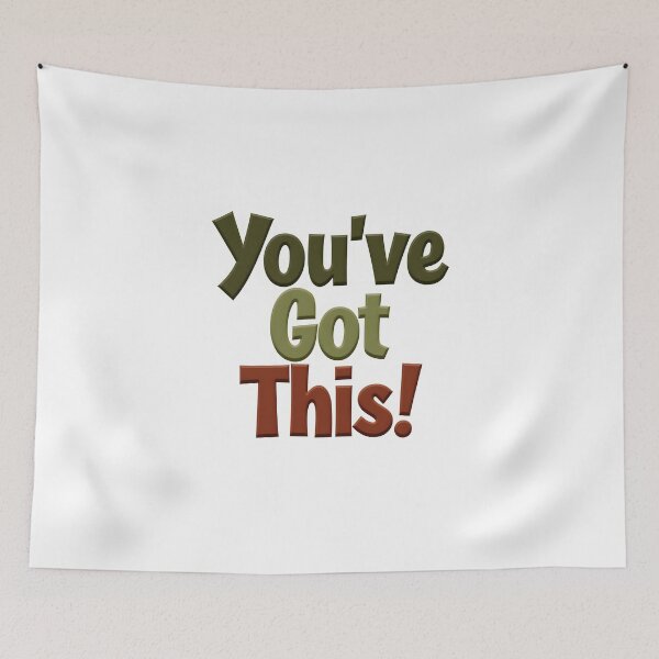 Item preview, You've Got This! Uplifting 3D Typography Design designed and sold by Wear2Transform.