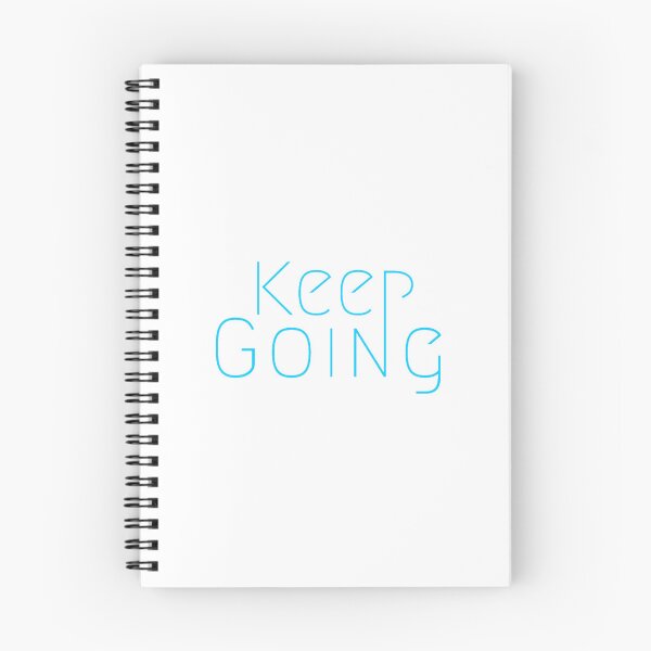 Item preview, Keep going (Blue) designed and sold by BlackInkImages.