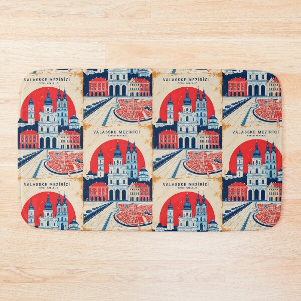 Item preview, Valasske Mizirici Cezch Republic 1950s Retro Poster Tourism designed and sold by TravelersGems.