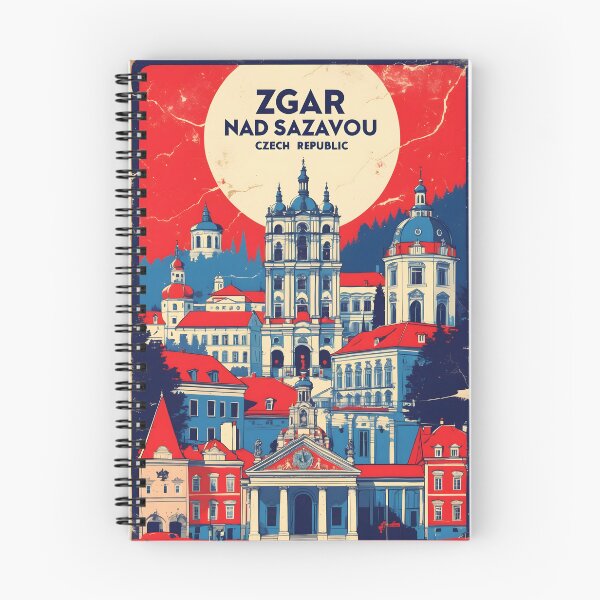 Item preview, Zgar Nad Sazavou Cezch Republic 1950s Retro Poster Tourism designed and sold by TravelersGems.