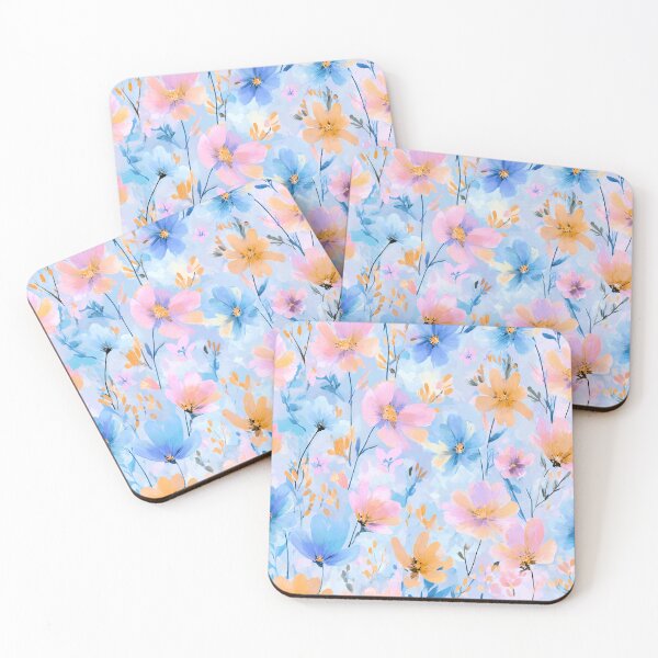 Item preview, Pastel Floral Seamless Pattern designed and sold by BonaDesignsArt.