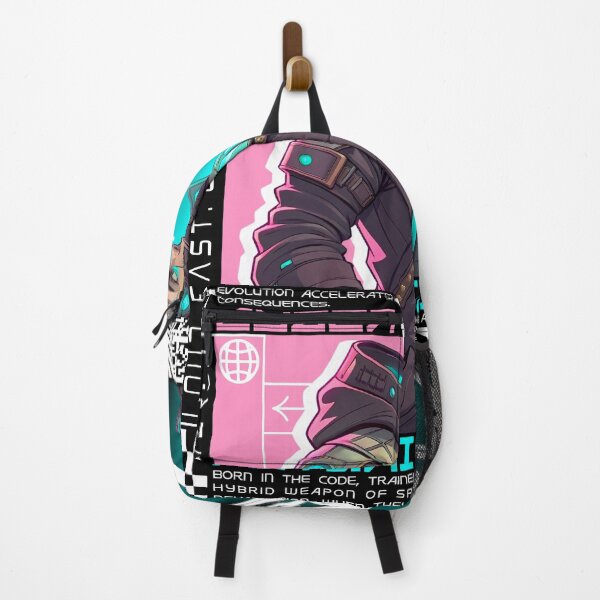 Item preview, Futuristic Cyberpunk Runner Neon Poster designed and sold by Lineer22.
