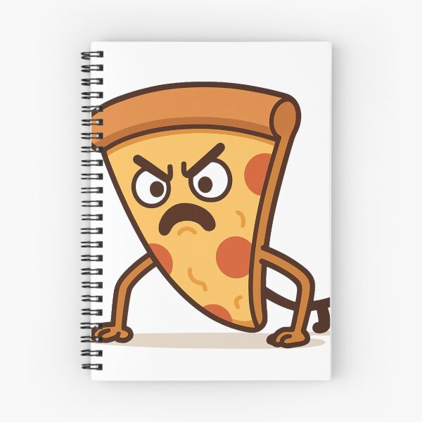 Item preview, Funny Pizza Slice Doing Pushups Fitness Whole Pizza In Mouth designed and sold by Bmd4Fitness.