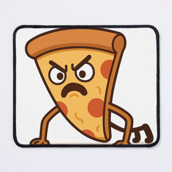 Item preview, Funny Pizza Slice Doing Pushups Fitness Whole Pizza In Mouth designed and sold by Bmd4Fitness.
