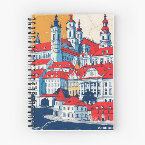 Item preview, Usti Nad Labeh Cezch Republic 1950s Retro Poster Tourism designed and sold by TravelersGems.