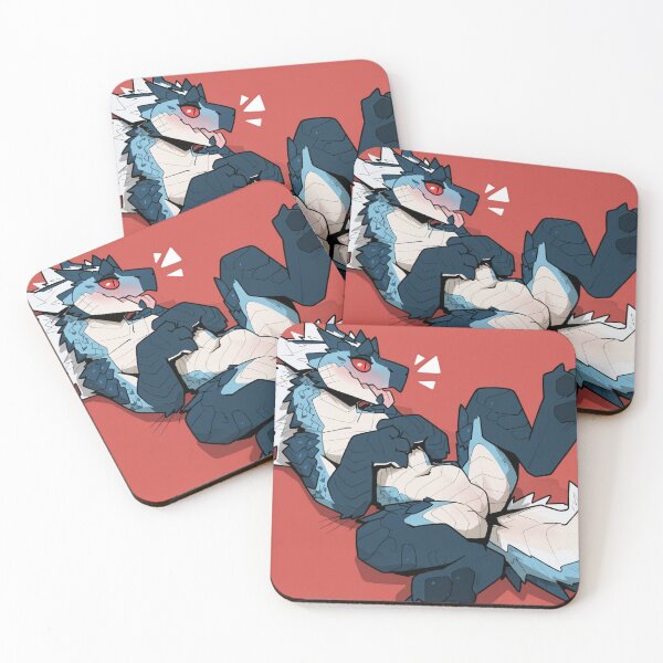 Item preview, Flustered Tobi-Kadachi Lying On His Back designed and sold by KaMow.