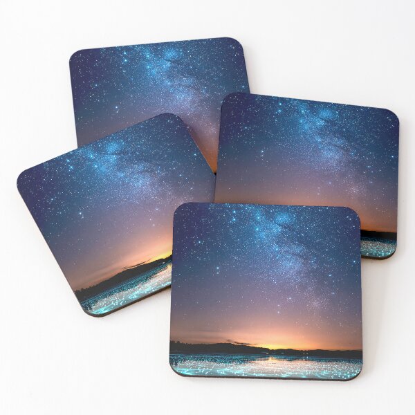 Item preview, Bioluminescent Waters Under the Milky Way designed and sold by Exodoi.
