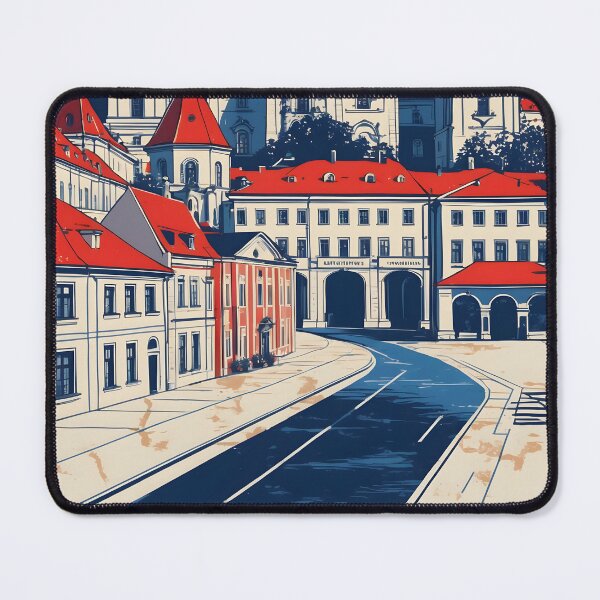 Item preview, Cezch Republic 1950s Retro Poster Tourism designed and sold by TravelersGems.
