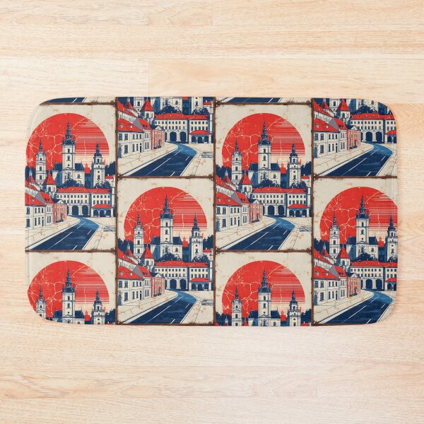 Item preview, Cezch Republic 1950s Retro Poster Tourism designed and sold by TravelersGems.