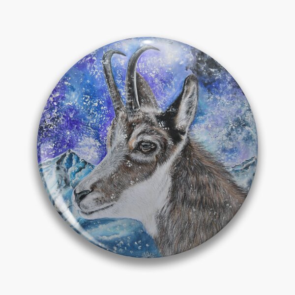 Item preview, Chamois in the Mountains under the Snow designed and sold by CozyRainRabbit.