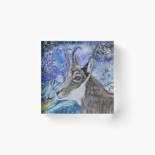 Item preview, Chamois in the Mountains under the Snow designed and sold by CozyRainRabbit.