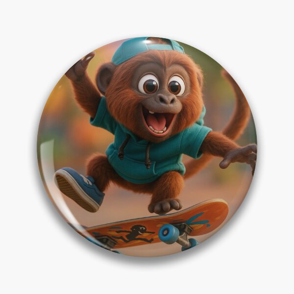 Item preview, Skater Howler Monkey designed and sold by Sillytoe.