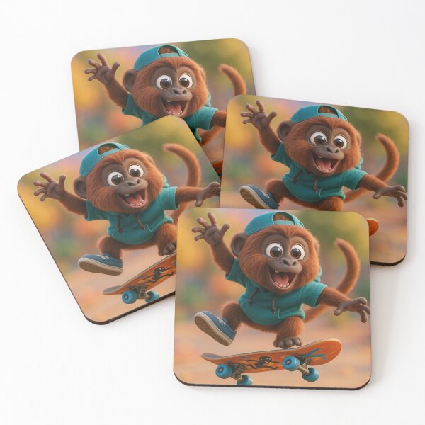 Item preview, Skater Howler Monkey designed and sold by Sillytoe.