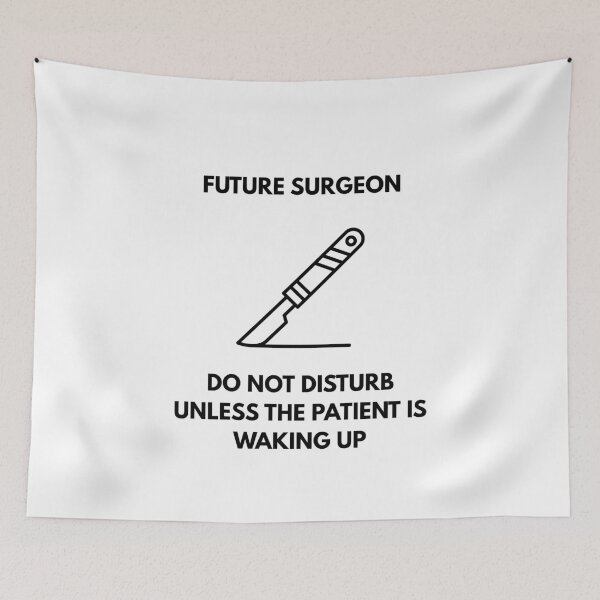 Item preview, Funny Future Surgeon Quote - Patient Waking Up Pixel Art Medical Humor designed and sold by JonyDG.