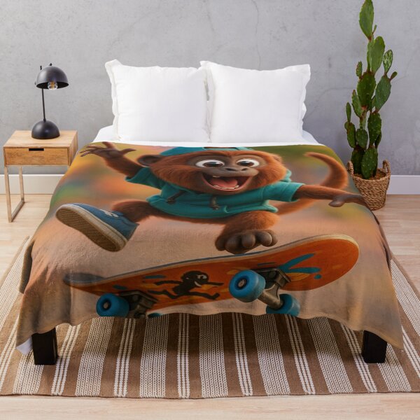 Item preview, Skater Howler Monkey designed and sold by Sillytoe.