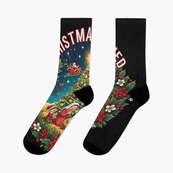 Item preview, **COLORFUL  CHRISTMAS ARRIVED⭐Design designed and sold by WorthyByDwethi.