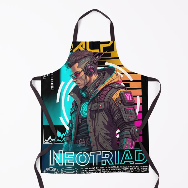Item preview, Alpha Neotriad Neon Cyberpunk Poster designed and sold by Lineer22.