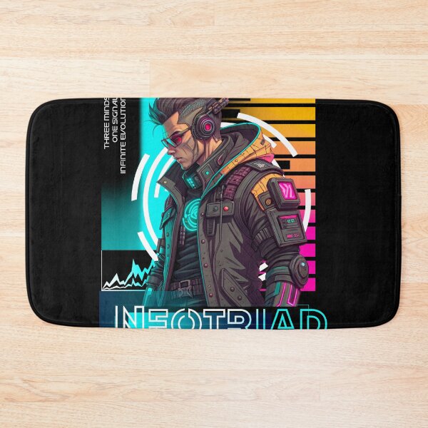 Item preview, Alpha Neotriad Neon Cyberpunk Poster designed and sold by Lineer22.