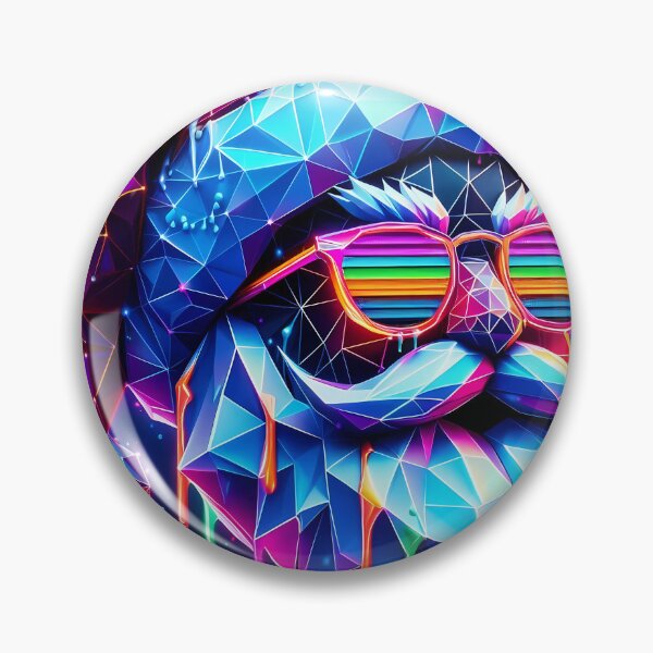 Item preview, Low Poly Santa designed and sold by NeonChillVibes.