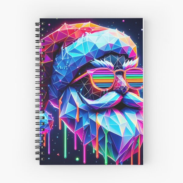 Item preview, Low Poly Santa designed and sold by NeonChillVibes.