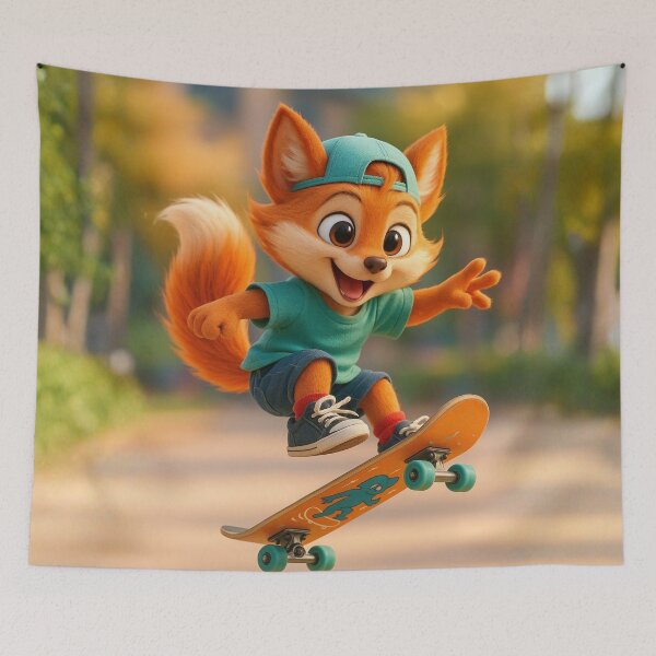 Item preview, Skater Huli Jing designed and sold by Sillytoe.