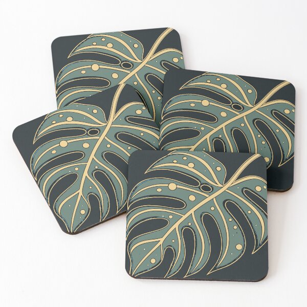 Artikelvorschau, Tropisches Monstera-Blattmuster – Botanischer Gründruck entworfen und verkauft von Creative88Art.