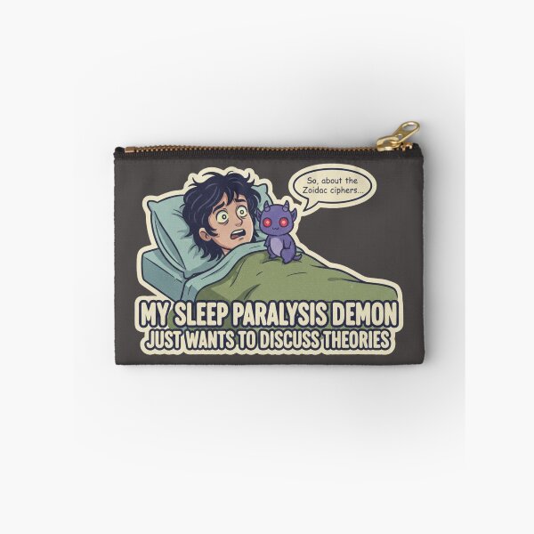 Item preview, Sleep Paralysis Demon Discusses True Crime Theories designed and sold by MythAndMotion.