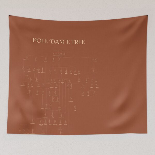Item preview, Pole Dance Tree illustration - Terracotta designed and sold by MarieBlly.