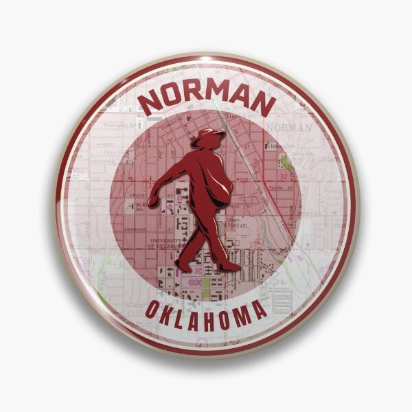 Item preview, Souvenir Map - Norman Oklahoma Seed Sower designed and sold by Willz Designz.