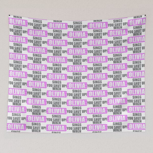 Item preview, When Olivia Sings You Shut Up designed and sold by DalePrestonArt.
